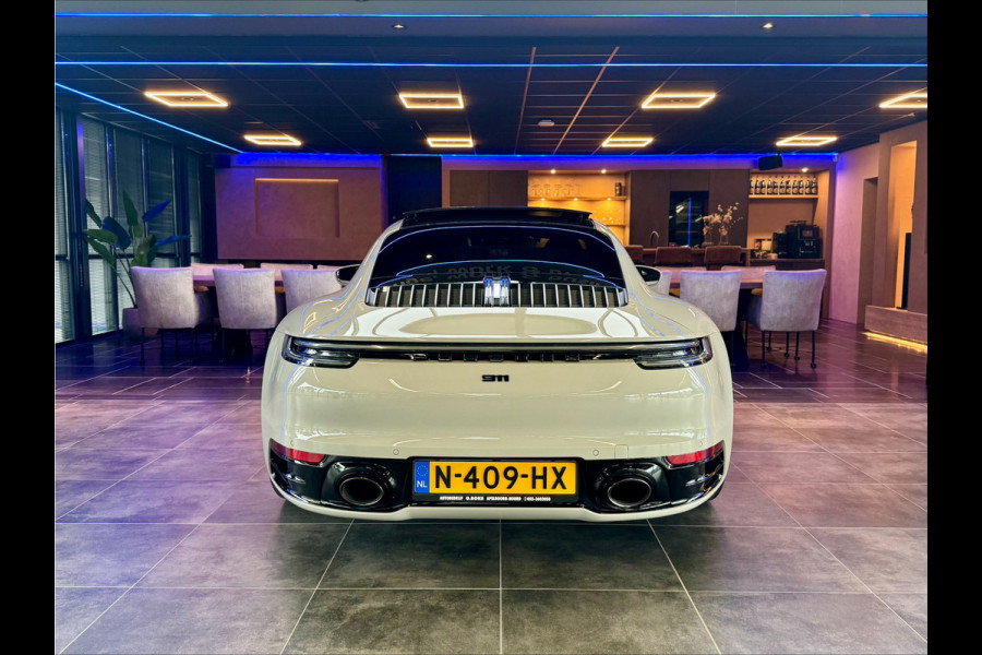 Porsche 911 3.0 Carrera 4S Sport chrono Bose Dealer onderhouden Kreide Grau Panoramadak ACC 450PK!