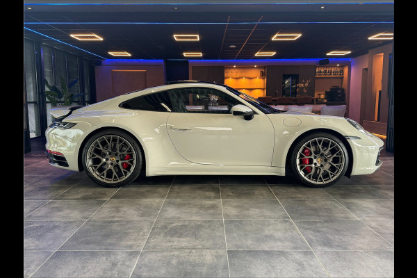 Porsche 911 3.0 Carrera 4S Sport chrono Bose Dealer onderhouden Kreide Grau Panoramadak ACC 450PK!