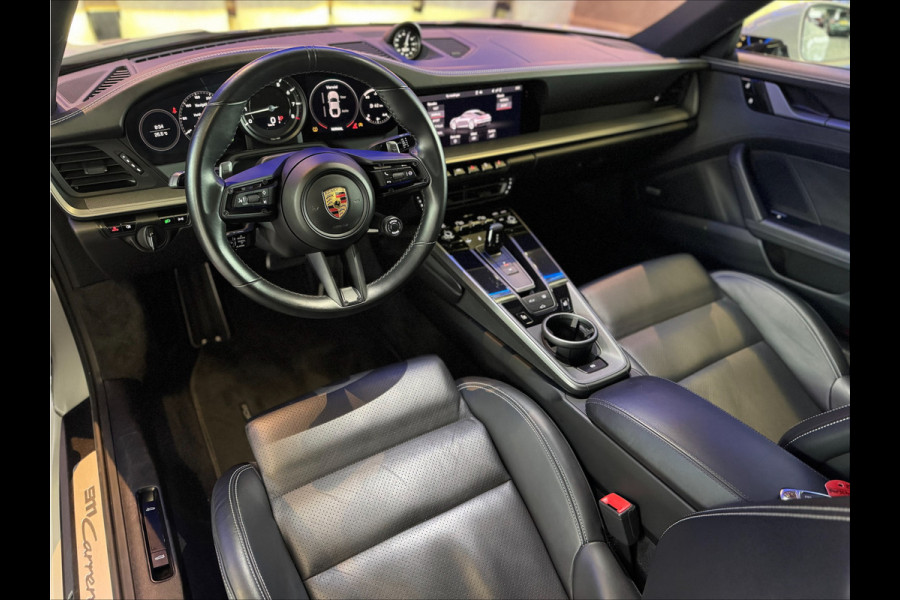 Porsche 911 3.0 Carrera 4S Sport chrono Bose Dealer onderhouden Kreide Grau Panoramadak ACC 450PK!