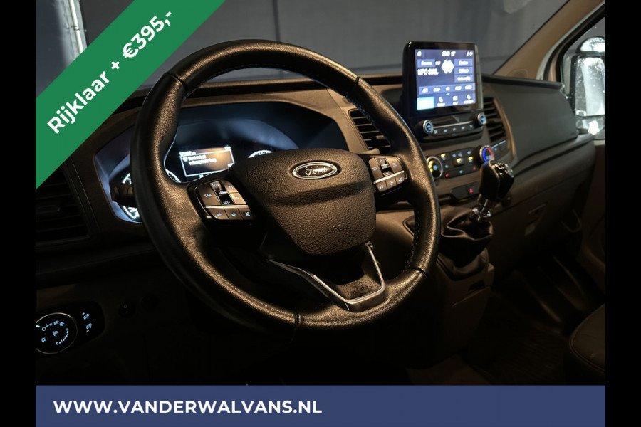 Ford Transit Custom 2.0 TDCI 130pk L2H1 *Rijklaar Direct Rijden* Euro6 Airco | Camera | LED | Cruisecontrol | Stoelverwarming Verwarmde voorruit, Parkeersensoren, Bijrijdersbank, 2800kg trekvermogen