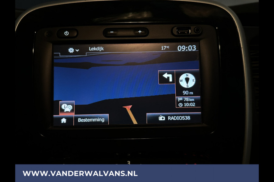 Renault Trafic 1.6 dCi 122pk L2H1 Euro6 Airco | Camera | Navigatie | Cruiscontrol Parkeersensoren, Bijrijdersbank