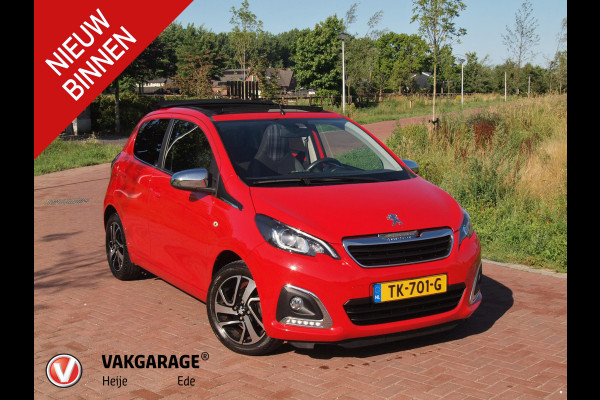 Peugeot 108 1.0 e-VTi Allure TOP! | Schuifdak | Camera | DAB | Keyless entry | Navi |