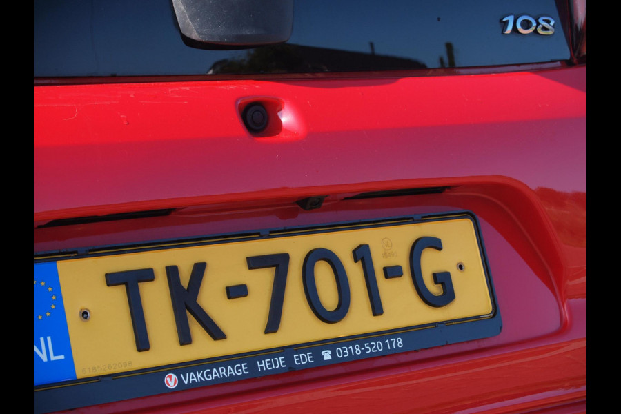Peugeot 108 1.0 e-VTi Allure TOP! | Schuifdak | Camera | DAB | Keyless entry | Navi |