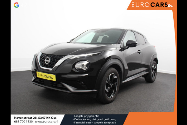 Nissan Juke 1.0 DIG-T N-Connecta Climate control Cruise control Achteruitrijcamera Keyless Navigatie LED Verwarmde voorstoelen Verwarmd stuurwiel Parkeersensoren Apple Carplay/ Android Auto