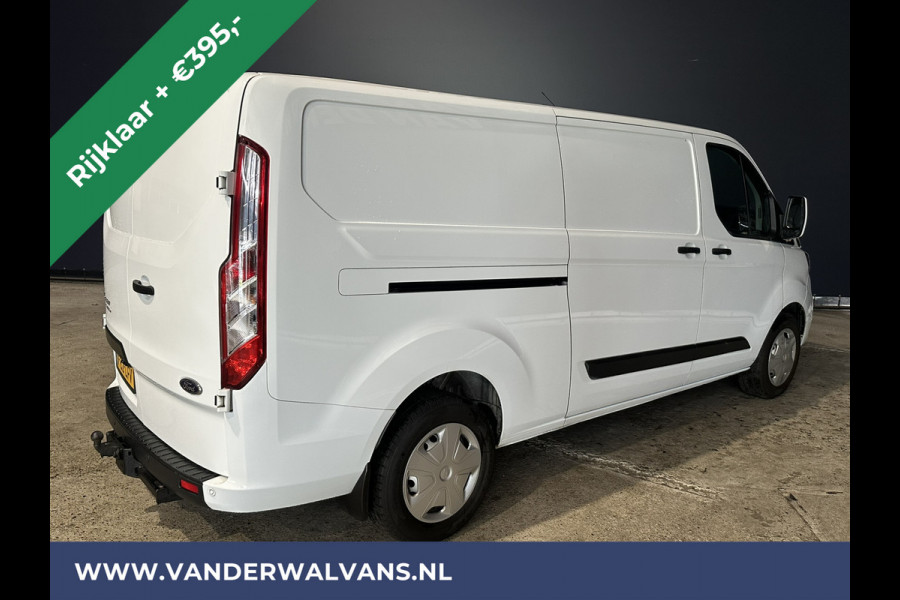 Ford Transit Custom 2.0 TDCI 131pk Automaat L2H1 Euro6 *Rijklaar Direct Rijden* Airco | Camera | Navigatie | LED | Trekhaak Apple Carplay, Android Auto, Cruisecontrol, Parkeersensoren, Verwarmde voorruit, Bijrijdersbank