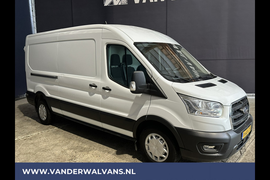 Ford Transit 2.0 TDCI 130pk L3H2 Euro6 Airco | Camera | Navigatie | Apple Carplay | Android Auto Cruisecontrol, Stoelverwarming, Parkeersensoren, Verwarmde voorruit, Bijrijdersbank