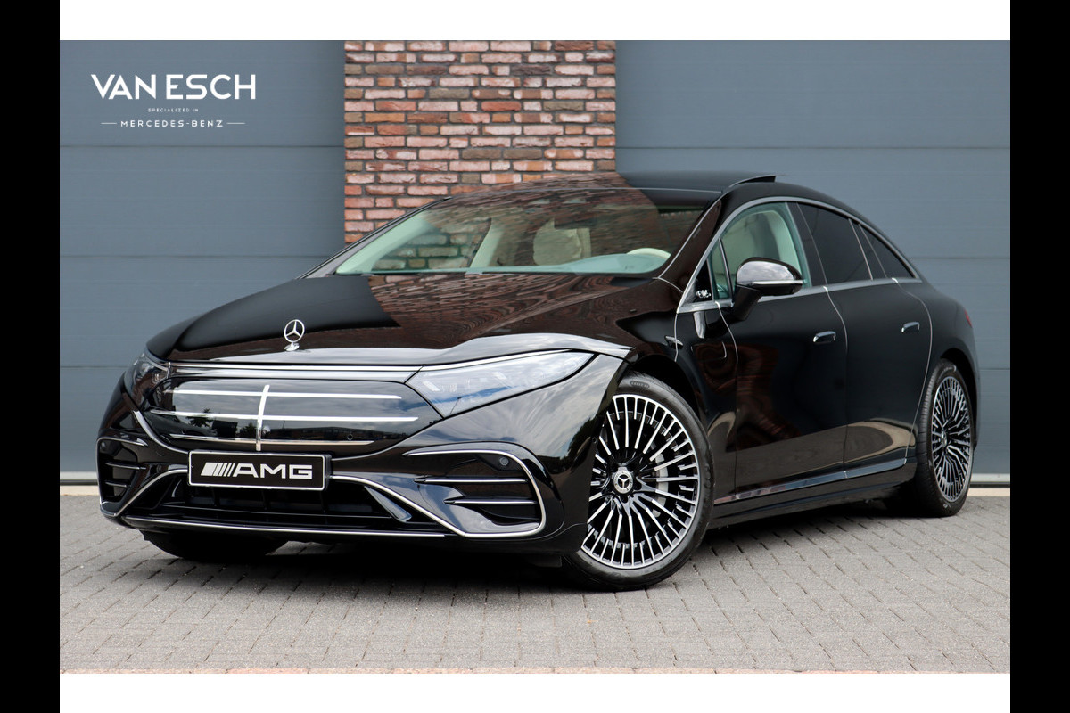 Mercedes-Benz EQS 450+ AMG Exclusive Line 118 kWh | Facelift | ex btw €78.500,- | Hyperscreen | Achterasbesturing | Airmatic | Distronic+ | Chauffeurspakket | MBUX Tablet | Massage | Burmester | Nappa Leder | HUD | Mercedes-Benz EQS 450+ AMG Exclusive Line 118 kWh | Facelift | ex btw €78.500,- | Hyperscreen | Achterasbesturing | Airmatic | Distronic+ | Chauffeurspakket | MBUX Tablet | Massage | Burmester | Nappa Leder | HUD |