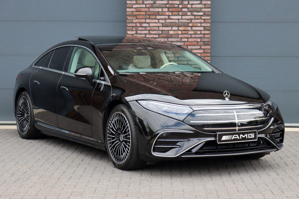 Mercedes-Benz EQS 450+ AMG Exclusive Line 118 kWh | Facelift | ex btw €78.500,- | Hyperscreen | Achterasbesturing | Airmatic | Distronic+ | Chauffeurspakket | MBUX Tablet | Massage | Burmester | Nappa Leder | HUD |