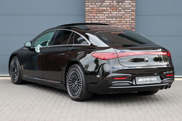 Mercedes-Benz EQS 450+ AMG Exclusive Line 118 kWh | Facelift | ex btw €78.500,- | Hyperscreen | Achterasbesturing | Airmatic | Distronic+ | Chauffeurspakket | MBUX Tablet | Massage | Burmester | Nappa Leder | HUD |