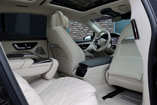 Mercedes-Benz EQS 450+ AMG Exclusive Line 118 kWh | Facelift | ex btw €78.500,- | Hyperscreen | Achterasbesturing | Airmatic | Distronic+ | Chauffeurspakket | MBUX Tablet | Massage | Burmester | Nappa Leder | HUD |