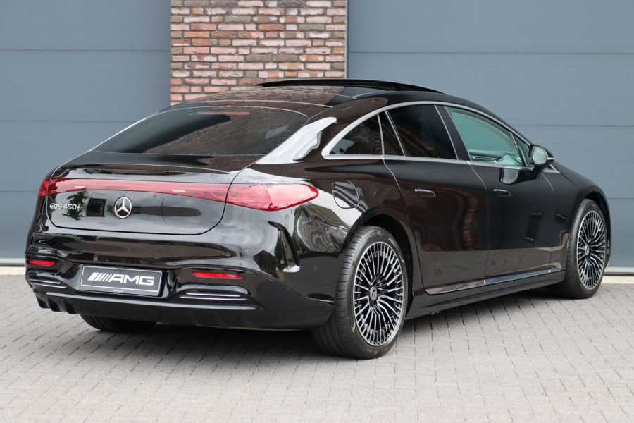 Mercedes-Benz EQS 450+ AMG Exclusive Line 118 kWh | Facelift | ex btw €78.500,- | Hyperscreen | Achterasbesturing | Airmatic | Distronic+ | Chauffeurspakket | MBUX Tablet | Massage | Burmester | Nappa Leder | HUD |