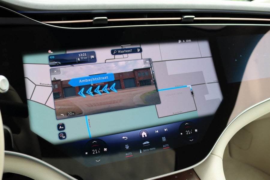 Mercedes-Benz EQS 450+ AMG Exclusive Line 118 kWh | Facelift | ex btw €78.500,- | Hyperscreen | Achterasbesturing | Airmatic | Distronic+ | Chauffeurspakket | MBUX Tablet | Massage | Burmester | Nappa Leder | HUD |