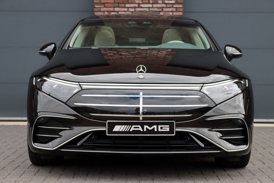 Mercedes-Benz EQS 450+ AMG Exclusive Line 118 kWh | Facelift | ex btw €78.500,- | Hyperscreen | Achterasbesturing | Airmatic | Distronic+ | Chauffeurspakket | MBUX Tablet | Massage | Burmester | Nappa Leder | HUD |