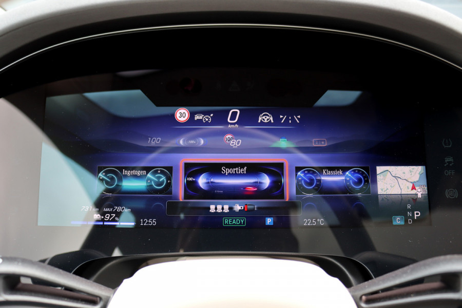 Mercedes-Benz EQS 450+ AMG Exclusive Line 118 kWh | Facelift | ex btw €78.500,- | Hyperscreen | Achterasbesturing | Airmatic | Distronic+ | Chauffeurspakket | MBUX Tablet | Massage | Burmester | Nappa Leder | HUD |