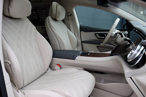 Mercedes-Benz EQS 450+ AMG Exclusive Line 118 kWh | Facelift | ex btw €78.500,- | Hyperscreen | Achterasbesturing | Airmatic | Distronic+ | Chauffeurspakket | MBUX Tablet | Massage | Burmester | Nappa Leder | HUD |