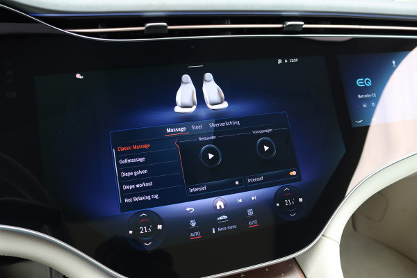 Mercedes-Benz EQS 450+ AMG Exclusive Line 118 kWh | Facelift | ex btw €78.500,- | Hyperscreen | Achterasbesturing | Airmatic | Distronic+ | Chauffeurspakket | MBUX Tablet | Massage | Burmester | Nappa Leder | HUD |
