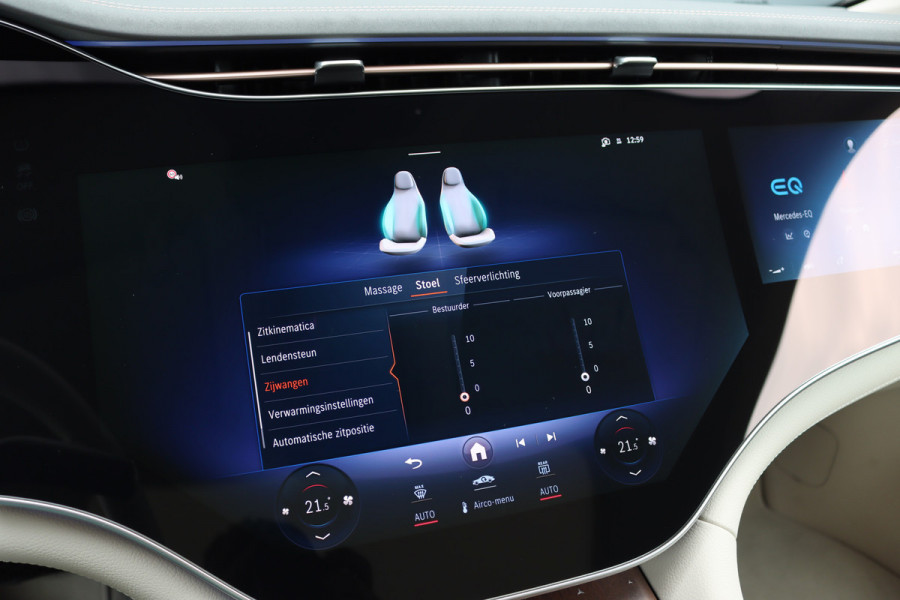 Mercedes-Benz EQS 450+ AMG Exclusive Line 118 kWh | Facelift | ex btw €78.500,- | Hyperscreen | Achterasbesturing | Airmatic | Distronic+ | Chauffeurspakket | MBUX Tablet | Massage | Burmester | Nappa Leder | HUD |