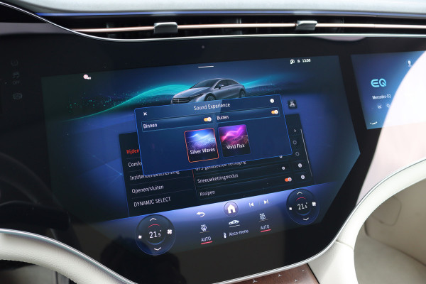 Mercedes-Benz EQS 450+ AMG Exclusive Line 118 kWh | Facelift | ex btw €78.500,- | Hyperscreen | Achterasbesturing | Airmatic | Distronic+ | Chauffeurspakket | MBUX Tablet | Massage | Burmester | Nappa Leder | HUD |