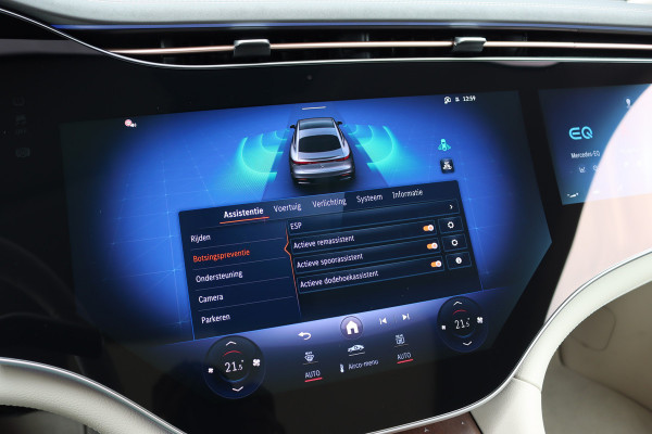 Mercedes-Benz EQS 450+ AMG Exclusive Line 118 kWh | Facelift | ex btw €78.500,- | Hyperscreen | Achterasbesturing | Airmatic | Distronic+ | Chauffeurspakket | MBUX Tablet | Massage | Burmester | Nappa Leder | HUD |