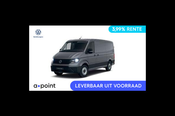 Volkswagen Crafter Trendline L3 2.0 TDI EU6 140 pk GVW 3.0T NETTO DEAL!1 Zijschuifdeur links en rechts, Camera achter!!