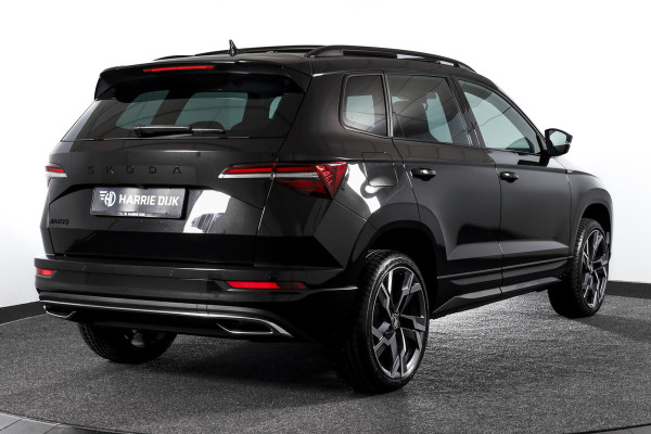 Škoda Karoq 1.5 TSI 150 PK ACT Sportline Business - Automaat | S/K-Panodak | Columbus pakket | Dig. Cockpit | Adapt. Cruise | Elek. Klep | Stuur-+Stoelverw. | Camera | NAV+App. Connect | ECC | LED | LM 19" | 3500