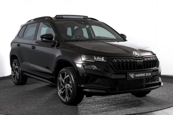 Škoda Karoq 1.5 TSI 150 PK ACT Sportline Business - Automaat | S/K-Panodak | Columbus pakket | Dig. Cockpit | Adapt. Cruise | Elek. Klep | Stuur-+Stoelverw. | Camera | NAV+App. Connect | ECC | LED | LM 19" | 3500