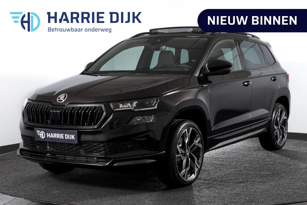 Škoda Karoq 1.5 TSI 150 PK ACT Sportline Business - Automaat | S/K-Panodak | Columbus pakket | Dig. Cockpit | Adapt. Cruise | Elek. Klep | Stuur-+Stoelverw. | Camera | NAV+App. Connect | ECC | LED | LM 19" | 3598 Škoda Karoq 1.5 TSI 150 PK ACT Sportline Business - Automaat | S/K-Panodak | Columbus pakket | Dig. Cockpit | Adapt. Cruise | Elek. Klep | Stuur-+Stoelverw. | Camera | NAV+App. Connect | ECC | LED | LM 19" | 3598