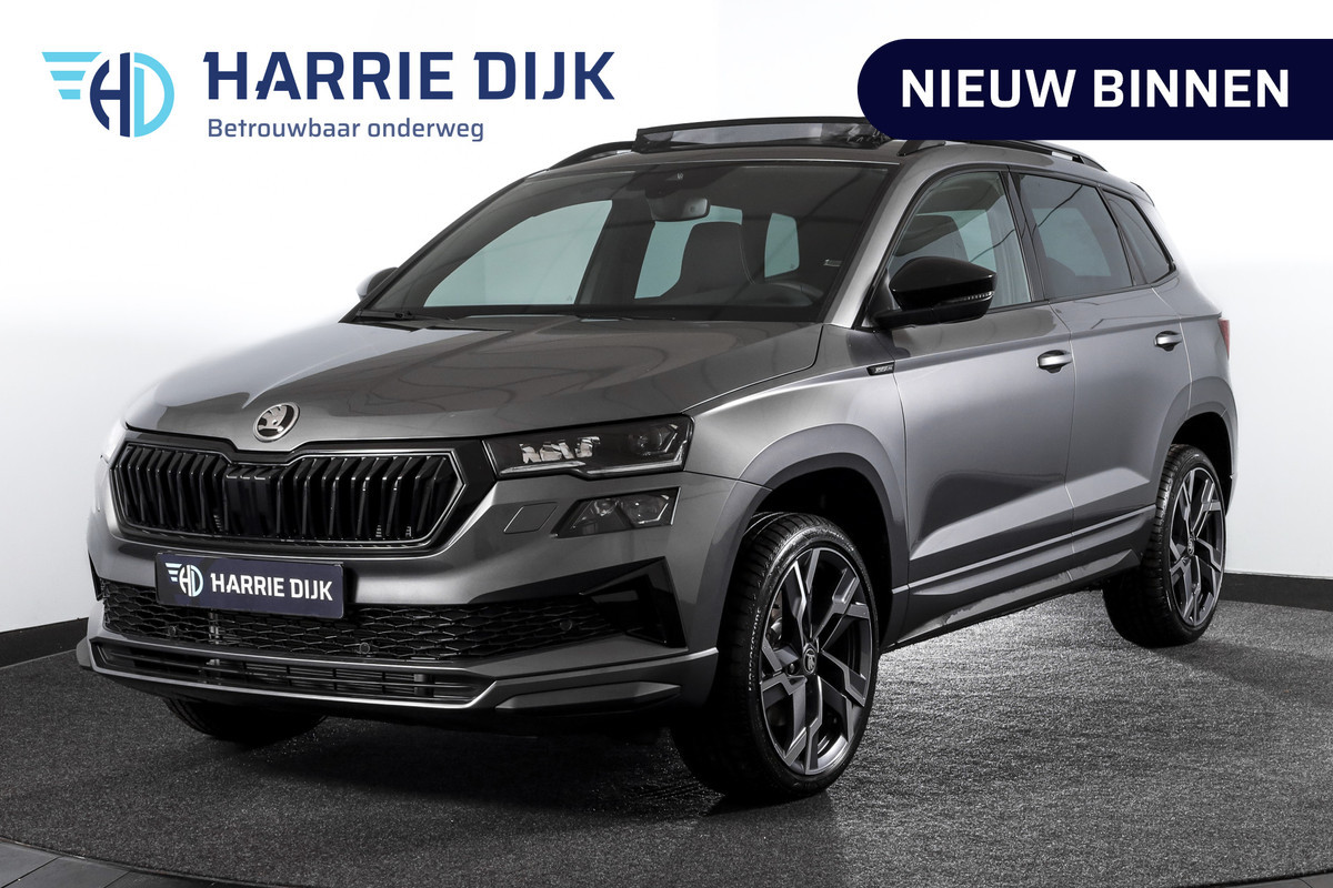 Škoda Karoq 1.5 TSI 150 PK ACT Sportline Business - Automaat | S/K-Panodak | Columbus pakket | Dig. Cockpit | Adapt. Cruise | Elek. Klep | Stuur-+Stoelverw. | Camera | NAV+App. Connect | ECC | LED | LM 19" | 3545 Škoda Karoq 1.5 TSI 150 PK ACT Sportline Business - Automaat | S/K-Panodak | Columbus pakket | Dig. Cockpit | Adapt. Cruise | Elek. Klep | Stuur-+Stoelverw. | Camera | NAV+App. Connect | ECC | LED | LM 19" | 3545