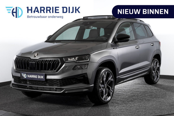 Škoda Karoq 1.5 TSI 150 PK ACT Sportline Business - Automaat | S/K-Panodak | Columbus pakket | Dig. Cockpit | Adapt. Cruise | Elek. Klep | Stuur-+Stoelverw. | Camera | NAV+App. Connect | ECC | LED | LM 19" | 3545