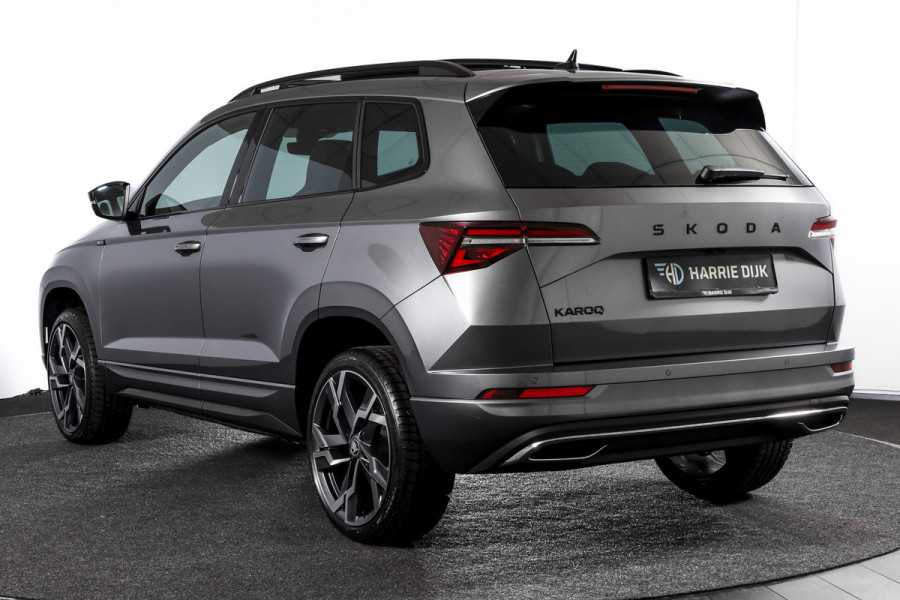 Škoda Karoq 1.5 TSI 150 PK ACT Sportline Business - Automaat | S/K-Panodak | Columbus pakket | Dig. Cockpit | Adapt. Cruise | Elek. Klep | Stuur-+Stoelverw. | Camera | NAV+App. Connect | ECC | LED | LM 19" | 3545