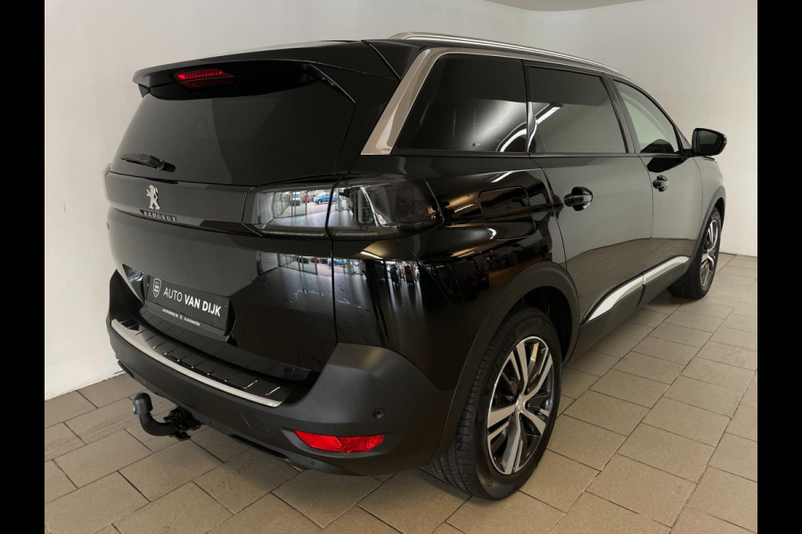 Peugeot 5008 1.2 PureTech Blue Lease Allure 7 pers AIRCO NAVI CRUISE APPLE CARPLAY LEER STOELVERW KEYLESS VELGEN NIEUWSTAAT