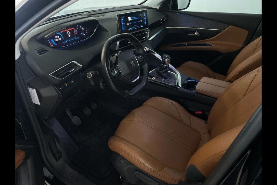 Peugeot 5008 1.2 PureTech Blue Lease Allure 7 pers AIRCO NAVI CRUISE APPLE CARPLAY LEER STOELVERW KEYLESS VELGEN NIEUWSTAAT