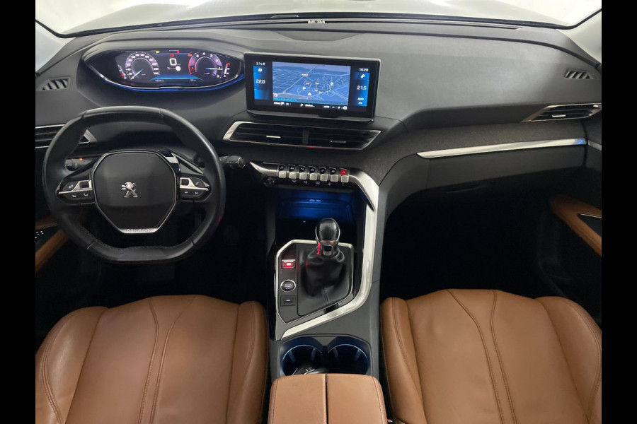 Peugeot 5008 1.2 PureTech Blue Lease Allure 7 pers AIRCO NAVI CRUISE APPLE CARPLAY LEER STOELVERW KEYLESS VELGEN NIEUWSTAAT