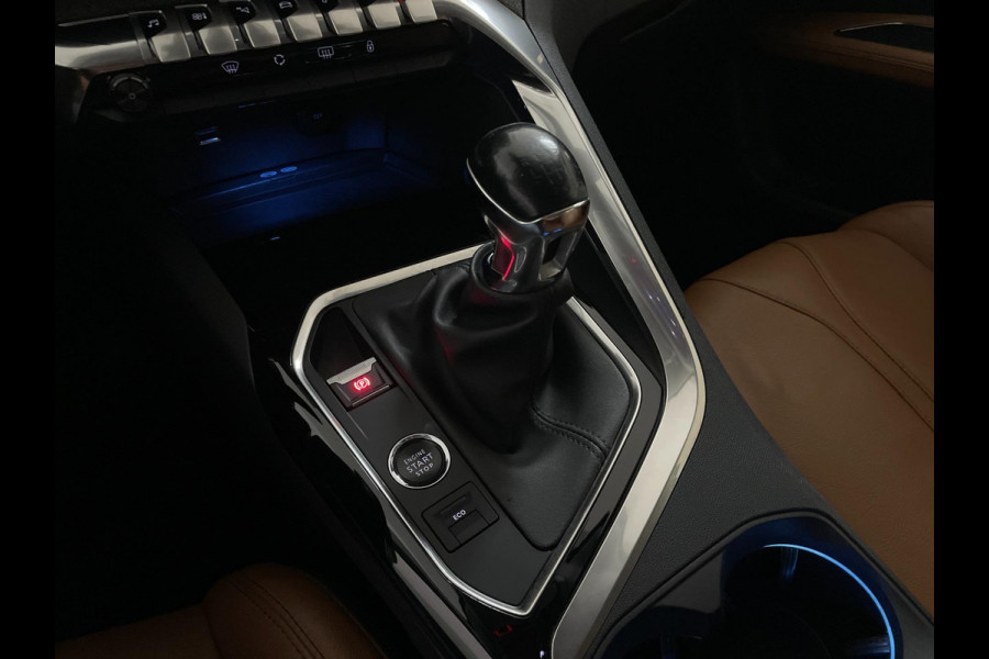 Peugeot 5008 1.2 PureTech Blue Lease Allure 7 pers AIRCO NAVI CRUISE APPLE CARPLAY LEER STOELVERW KEYLESS VELGEN NIEUWSTAAT
