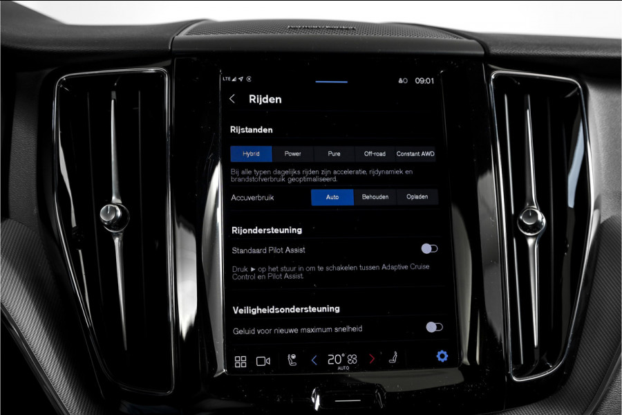 Volvo XC60 2.0 T8 Plug-in hybrid AWD Plus Dark | S/K-Panodak | Dig. Cockpit | Adapt. Cruise | Harman/Kardon | Memory Stoelen | Elek. Klep | Stoel-+stuurverw. | 360 Camera | NAV+App. Connect | LM 20" | 0212