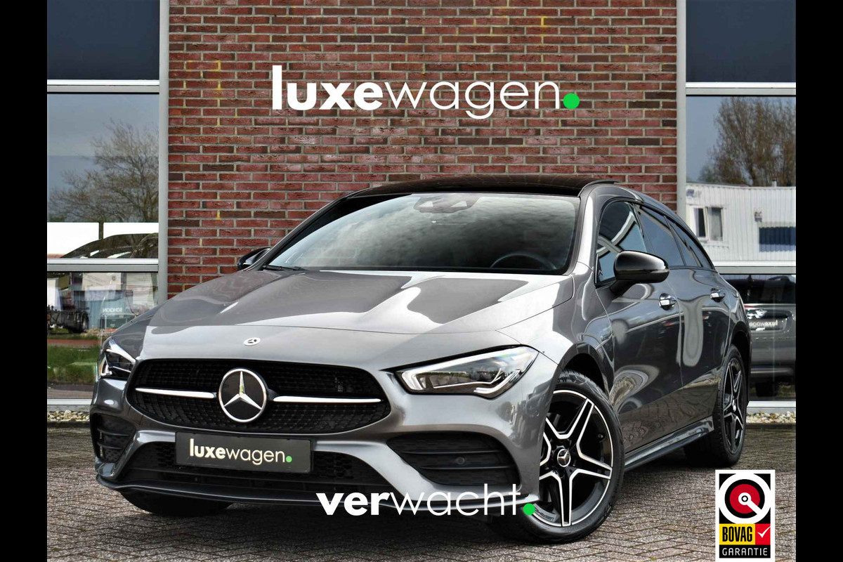 Mercedes-Benz CLA-Klasse Shooting Brake 250 e AMG Pano Trekhaak Camera Night Mercedes-Benz CLA-Klasse Shooting Brake 250 e AMG Pano Trekhaak Camera Night