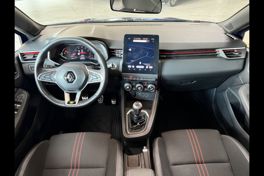 Renault Clio 1.0 TCe 100pk | R.S. Line | Groot Navi | 17" | Camera | Carplay | PDC V+A | Cruise control | 100% Dealer onderhouden!