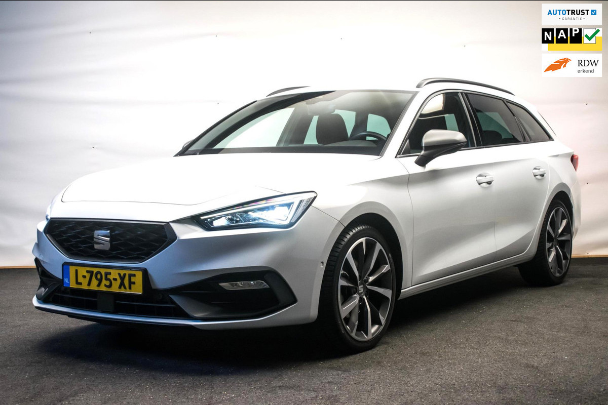Seat Leon Sportstourer 1.0 eTSI FR Business Intense Automaat [ Full LED Virtual Trekhaak Carplay Sfeerverlichting Camera ]
