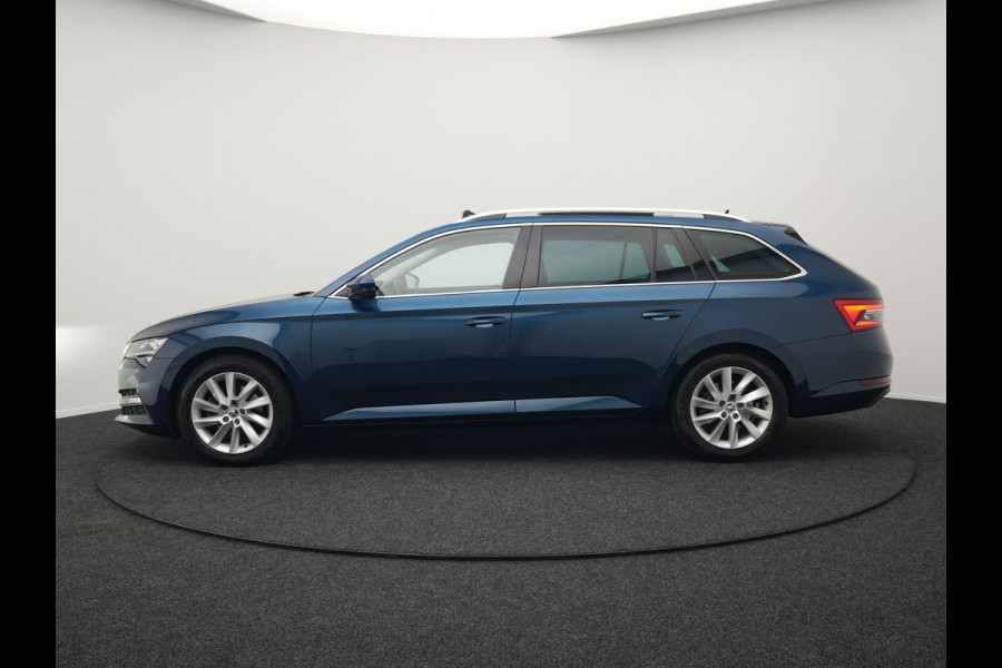 Škoda Superb Combi TSI iV Business Edition Plus Plug In Hybrid 218pk Dealer O.H. PHEV | Panodak | Cruise Control | Sportstoelen Memory & Verwarmd | Crystal LED | Apple Carplay | Virtual | DAB