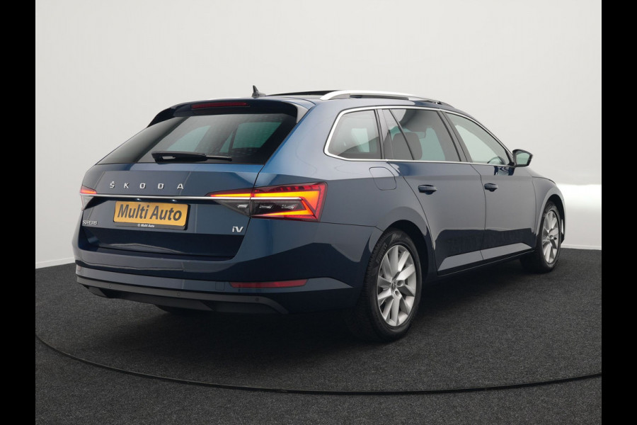Škoda Superb Combi TSI iV Business Edition Plus Plug In Hybrid 218pk Dealer O.H. PHEV | Panodak | Cruise Control | Sportstoelen Memory & Verwarmd | Crystal LED | Apple Carplay | Virtual | DAB