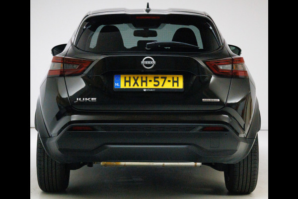 Nissan Juke 1.6 Hybrid N-Connecta 143 PK | Cruise-control | Climate-control | Achteruitrijcamera Half leer/half stof, App-connect, Donker glas