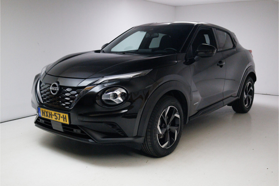 Nissan Juke 1.6 Hybrid N-Connecta 143 PK | Cruise-control | Climate-control | Achteruitrijcamera Half leer/half stof, App-connect, Donker glas