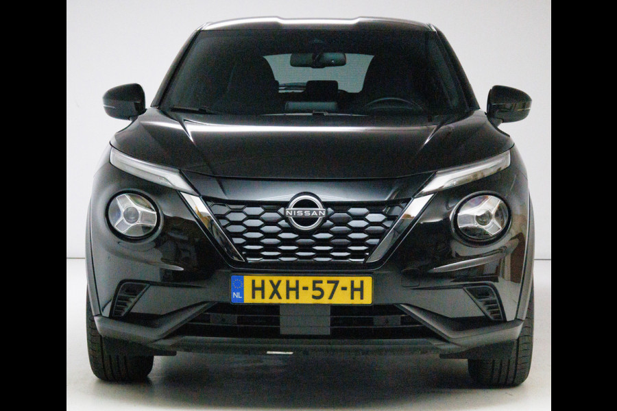 Nissan Juke 1.6 Hybrid N-Connecta 143 PK | Cruise-control | Climate-control | Achteruitrijcamera Half leer/half stof, App-connect, Donker glas