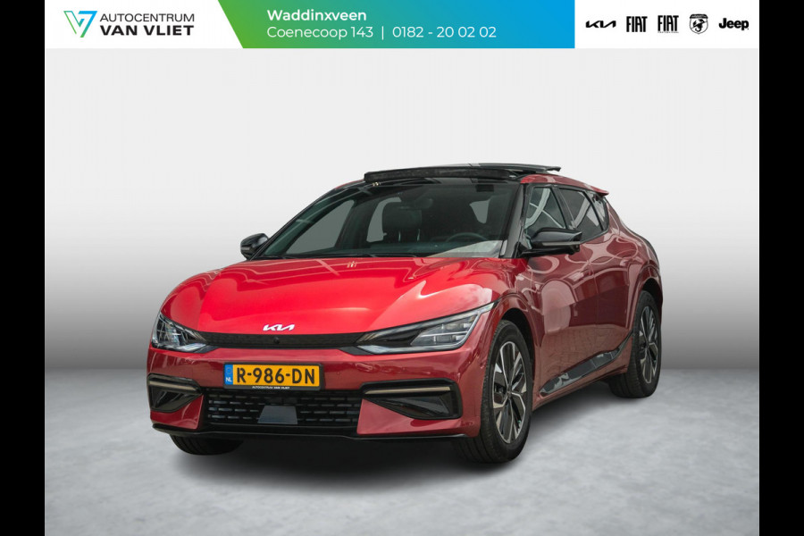 Kia Ev6 GT-Line 77.4 kWh schuifkanteldak l Stoelverwarming en stoel ventilatie l Meridian soundsysteem