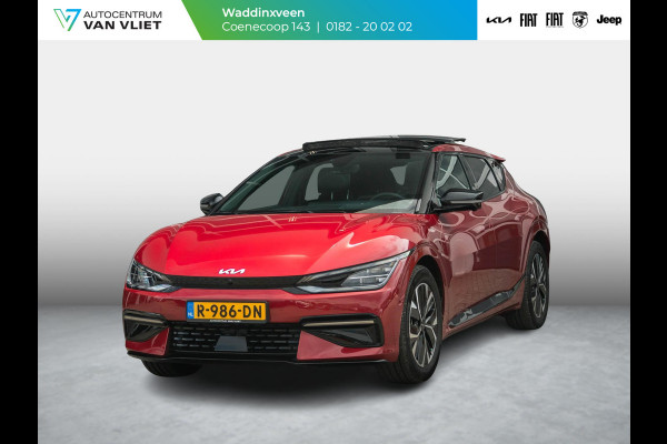 Kia Ev6 GT-Line 77.4 kWh schuifkanteldak l Stoelverwarming en stoel ventilatie l Meridian soundsysteem