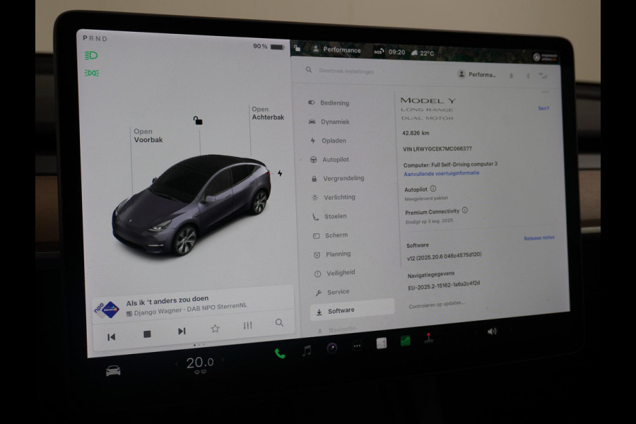 Tesla Model Y Long Range AWD 75 kWh | Rijklaarprijs | volledige Fabr. garantie t/m 11-2025/80.000km | accu en aandrijflijn t/m 2029