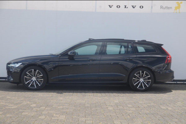 Volvo V60 T6 350PK Automaat AWD Plus Dark / Adaptive cruise control / Elektrische stoelen / Harman Kardon audio / Trekhaak / Pilot assist / BLIS / Stoel en stuur verwarming / Elektrische achterklep / Parkeersensoren met 360 camera / Google infotainment