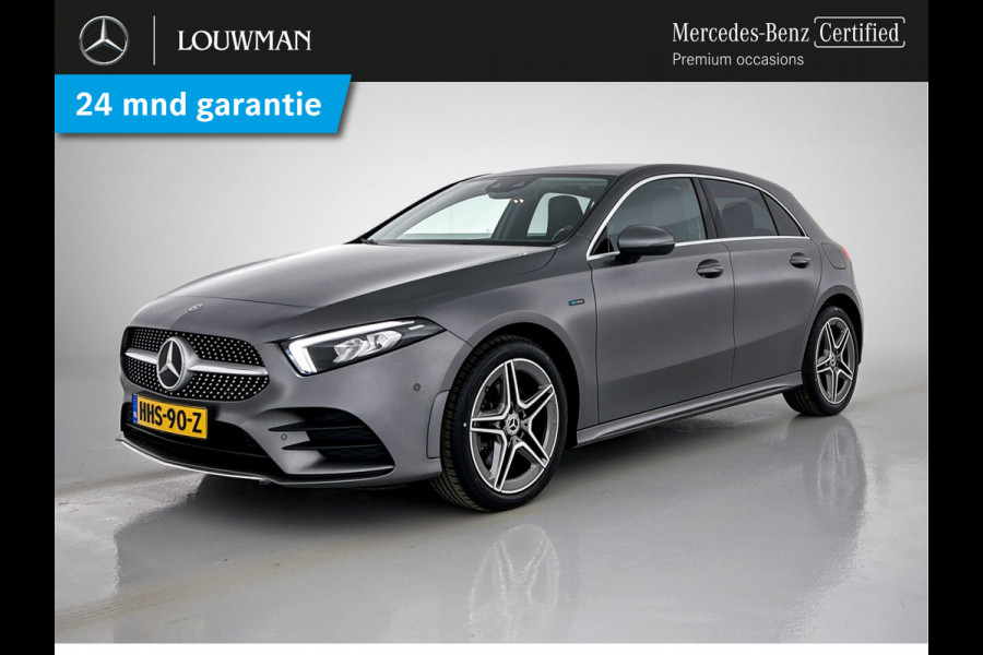 Mercedes-Benz A-Klasse 250 e AMG Plug-In Hybride | AMG Line | Lederen Bekleding | Spiegelpakket | Smartphone intergratie | Inclusief 24 maanden MB Certified garantie voor Europa.