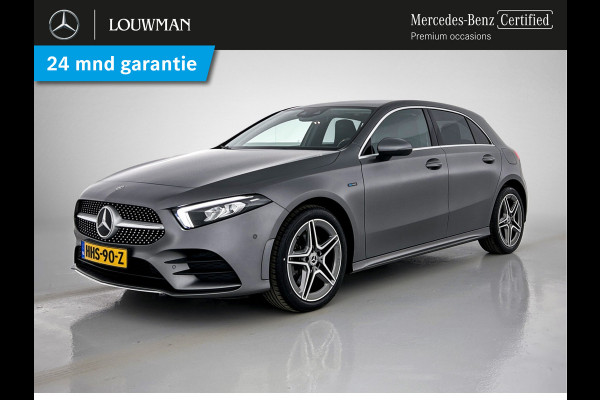 Mercedes-Benz A-Klasse 250 e AMG Plug-In Hybride | AMG Line | Lederen Bekleding | Spiegelpakket | Smartphone intergratie | Inclusief 24 maanden MB Certified garantie voor Europa.