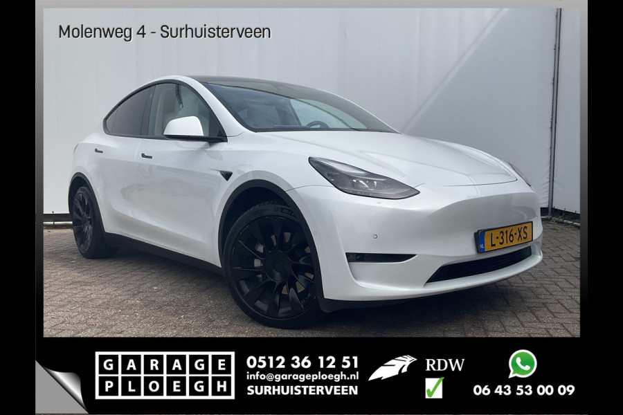 Tesla Model Y Long Range AWD 75 kWh Pano Autopilot Leder Stoelverw Cam NL-Auto!